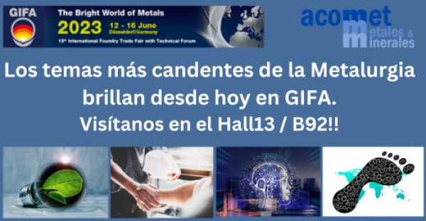 Arranca GIFA, la feria de la Metalurgia que reúne a expertos internacionales y responsables de la toma de decisiones